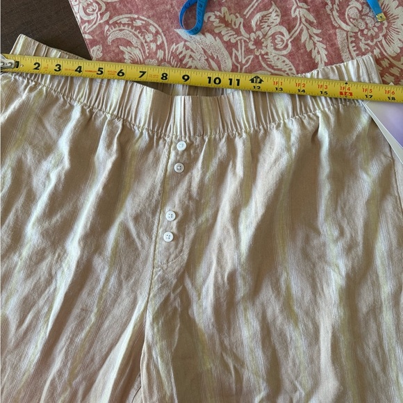 NWT Stars Above Matching Striped Top & Wide Cropped Pants (SZ L Top, XL Pants) - Picture 7 of 16